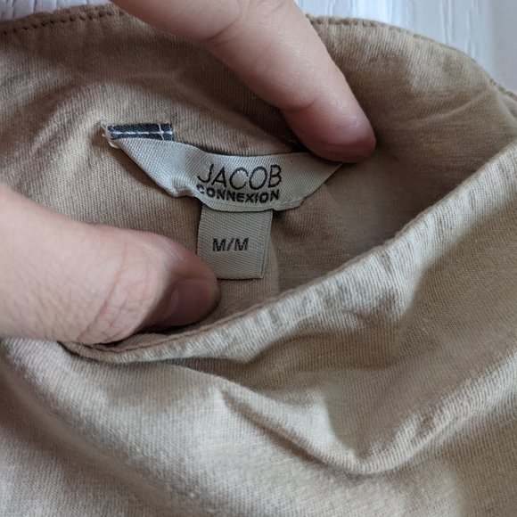 Beige tube top with halter strap (Medium) - Picture 5 of 5